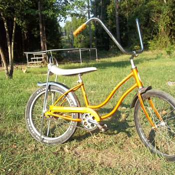 1967 Schwinn Stingray Slick Chick I found in an old shed - Outdoor Sports