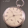 Sterling Silver Chain Driven T.Brewer Fusee Pocket Watch