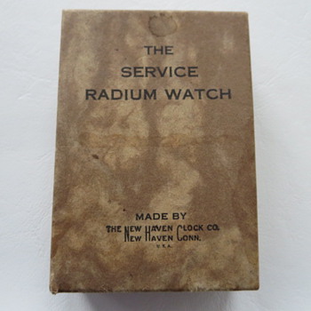 New Haven The Service Radium Watch Box - Pocket Watches