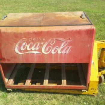 Coca Cola Cooler Chest Circa 1930's