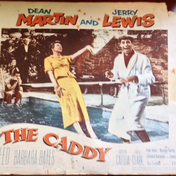 1953 the caddy lobby card - Movies