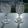 cut glass cordials