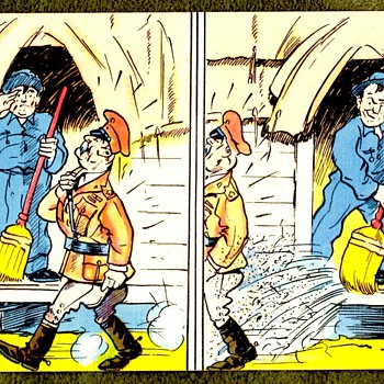 Humorous Army Postcard dated 1943