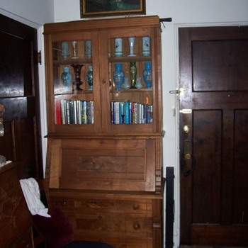 Mid-Victorian Secretary by Volk & Young, St. Pete Minn. - Furniture