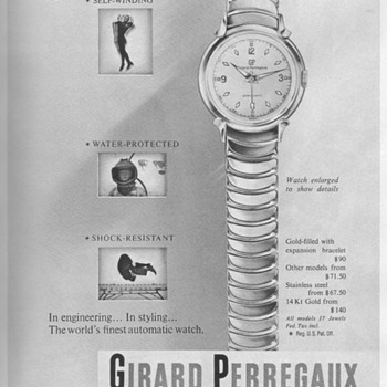 1953 - Girard Perregaux Watch Advertisement
