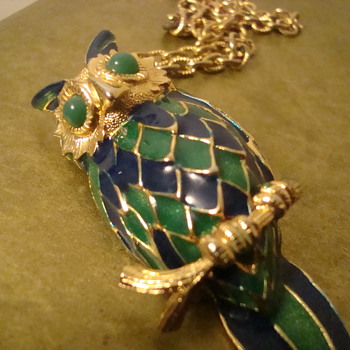 Chunky owl necklace