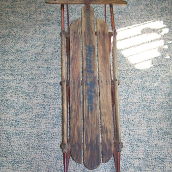 Vintage 1950's Happi Time Sled - Outdoor Sports