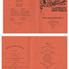 29th Signal Battalion Germany  Thankgiving menu and napkin