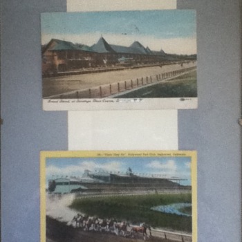 Saratoga Race Course and Hollywood Park Postcards - Postcards