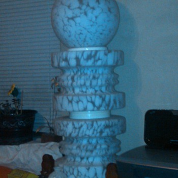 Vintage late 60's/early 70's Murano Lamp - Gotta see this one - Art Glass