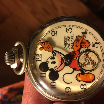 English Mickey pocket watch from the 30's - Pocket Watches