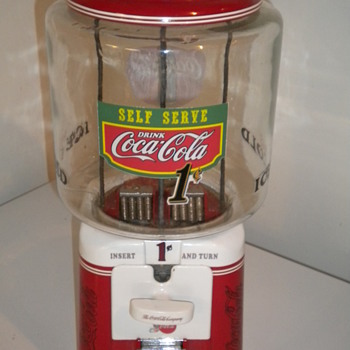 1950's Acorn gumball machine