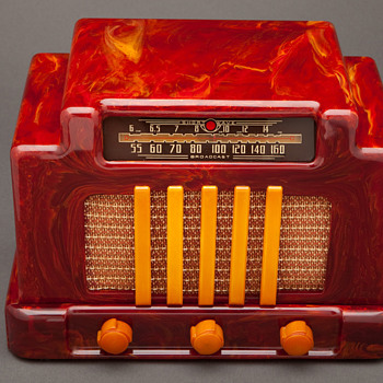 Incredible Red and Yellow Catalin Addison - Radios
