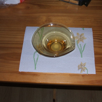 Strange Shaped Bowl - Glassware