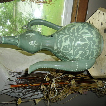 south korean celadon ewer