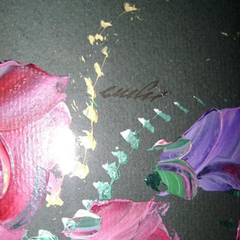 old oil on canvas