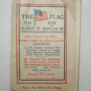 The Flag How to Respect It and How to Display It Booklet - Books