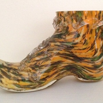 A guilty pleasure - Welz shoe - Art Glass