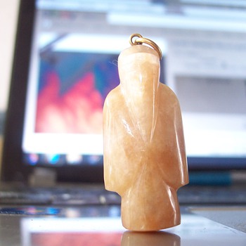 Jade marble charm or pendant who knows lol - Fine Jewelry