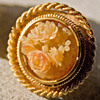 Vintage Gold Earrings Victorian from 1880s