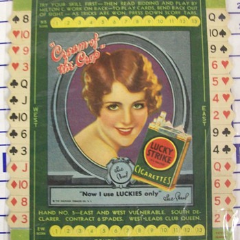 Lucky Strike tip board - Advertising