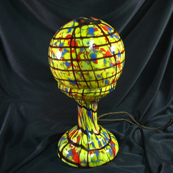 My favorite Czech lamp and more black light - Art Glass