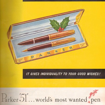 1948 - Parker "51" Pen Advertisement