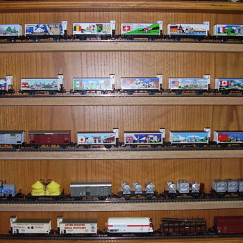 Some of my Marklin collection "O", "HO" and "Z" scales.