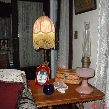  Old Bridge Floor Lamp...Hand Made Shade - Lamps