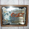 Mirrored back Coke Sign