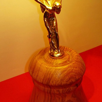 Spirit of Ecstasy in Gold by Charles Robinson Sykes