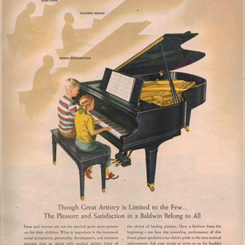 1950 Baldwin Piano Advertisement - Advertising