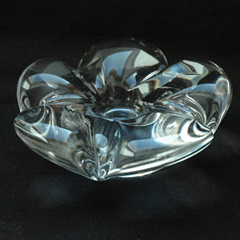 art deco daum nancy candle holder - Art Glass