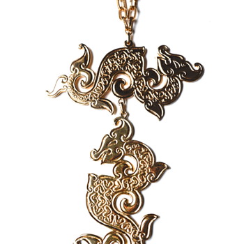 Napier Double Dragon - Costume Jewelry