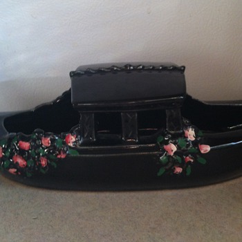 McCoy Gondola Candy Dish - Art Pottery