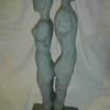 Metal Statue Man and woman 