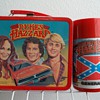 1980 The Dukes of Hazzard lunch box with bottle.