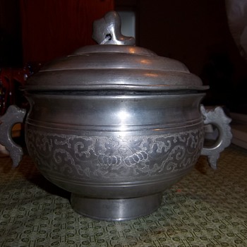 Silver double pot? from China 