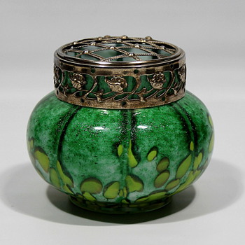 Welz Stripes & Aventurine - Art Glass