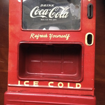 1950s coca cola dispenser bank - Coca-Cola