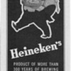 1950 Heineken Beer Advertisement