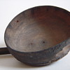 Antique Ladle~Asian?~Twirled wood handle with Bone or Horn Cup
