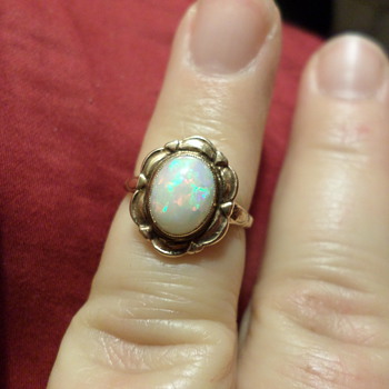 10K Victorian Opal Ring - Fine Jewelry