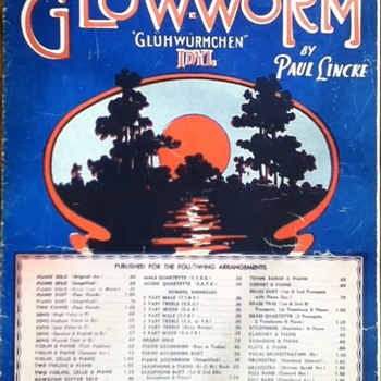 "The Glow-Worm" Sheet Music - Paper