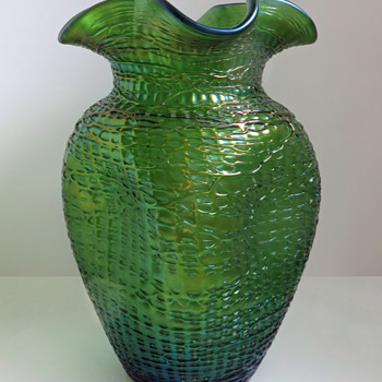 Loetz Crete Chiné Vase - Art Glass