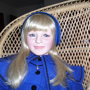 This is one of my Portrait dolls this is Princess Diana as a child 35in tall - Dolls