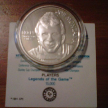 joe montana player of the decades 1 oz troy silver coin 1991