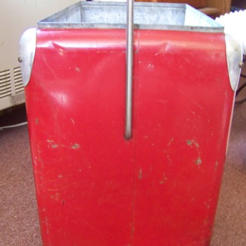 Vintage coca-cola cooler