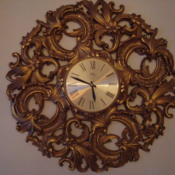 Hollywood Regency Period Cordless Electric Elgin - Clocks