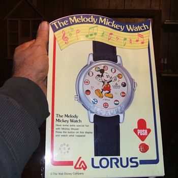 "It's A Small World" Mickey Watch - Wristwatches
